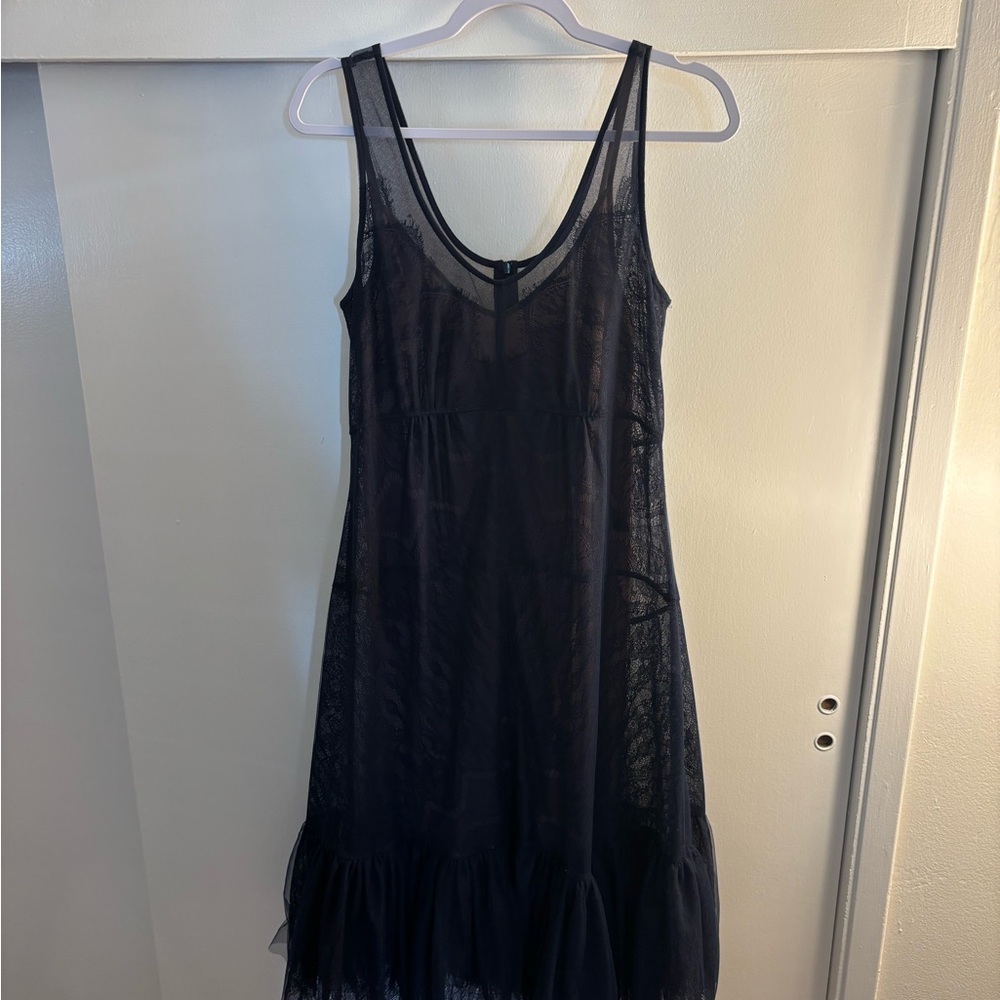 Anthropologie Byron Lars Garden Party Embroidered dress